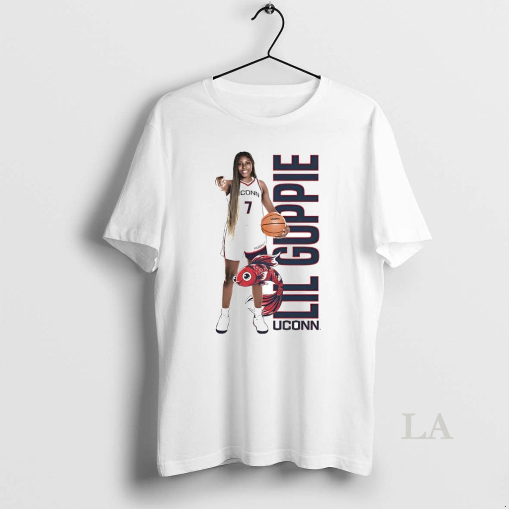 Original Kelis Fisher Lil Guppie Uconn Huskies - Adult & Kids T-Shirts, Sweatshirts & Hoodies apparel design preview 1