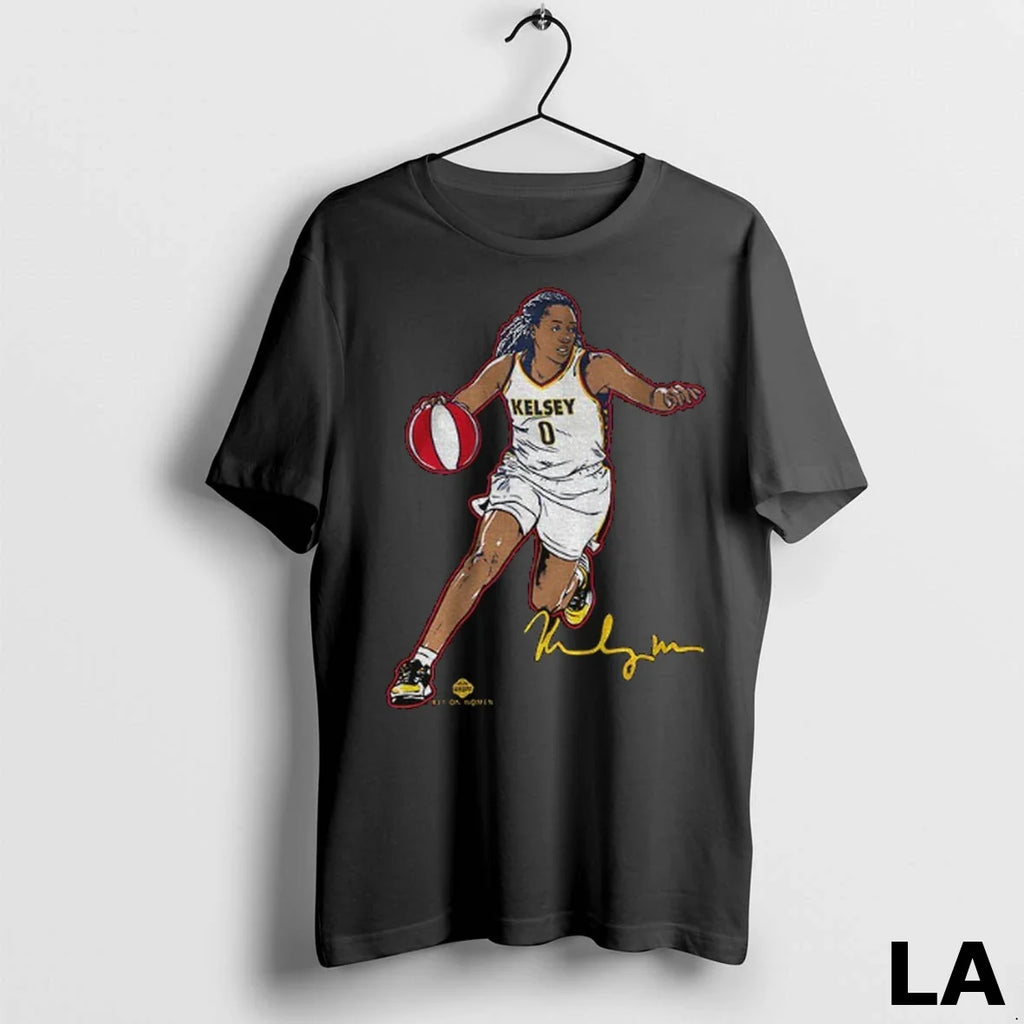 Original Kelsey Mitchell Superstar Pose Indiana Fever - Adult & Kids T-Shirts, Sweatshirts & Hoodies apparel design preview 1