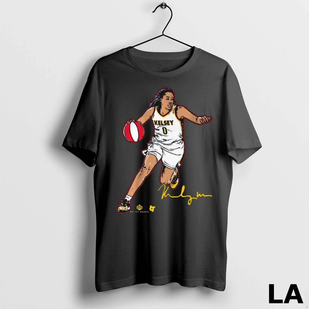 Original Kelsey Mitchell Superstar Pose Indiana Fever - Adult & Kids T-Shirts, Sweatshirts & Hoodies apparel design preview 1