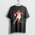 Original Kelsey Mitchell Dribbling Pose Signature - Adult & Kids T-Shirts, Sweatshirts & Hoodies apparel design preview 1