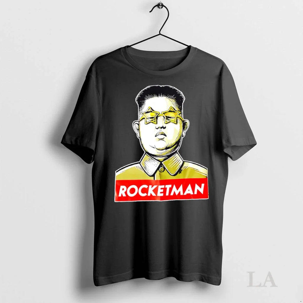 Original Kim Jong Un Rocketman - Adult & Kids T-Shirts, Sweatshirts & Hoodies apparel design preview 1