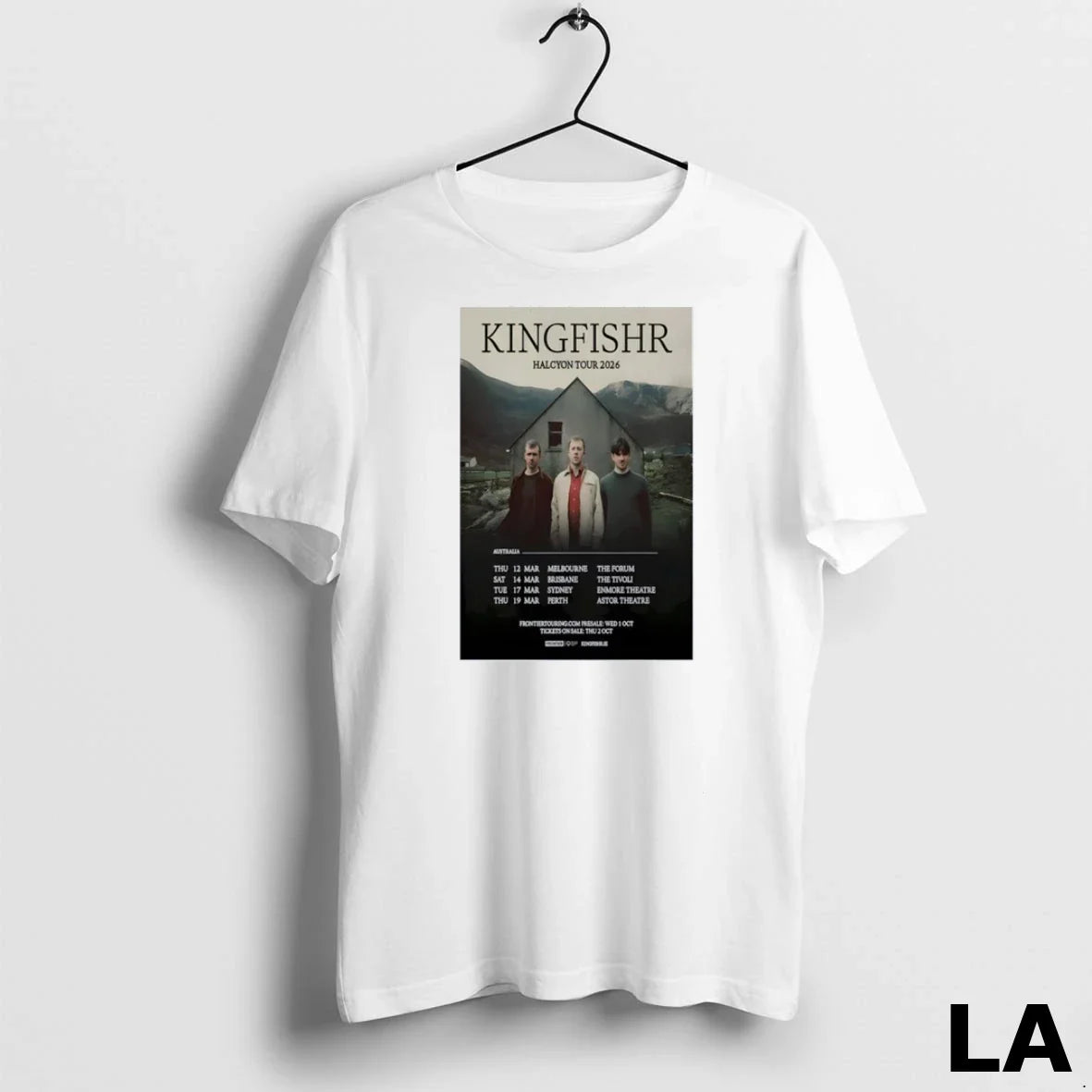 Original Kingfishr Halcyon Tour 2026 - Adult & Kids T-Shirts, Sweatshirts & Hoodies apparel design preview 1