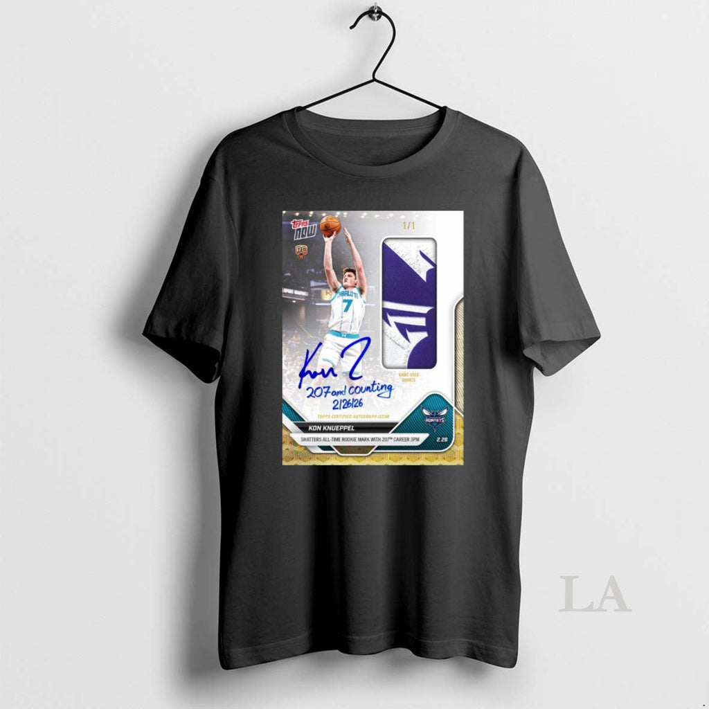Original Kon Knueppel Shatters All Time Rookie Mark - Adult & Kids T-Shirts, Sweatshirts & Hoodies apparel design preview 1