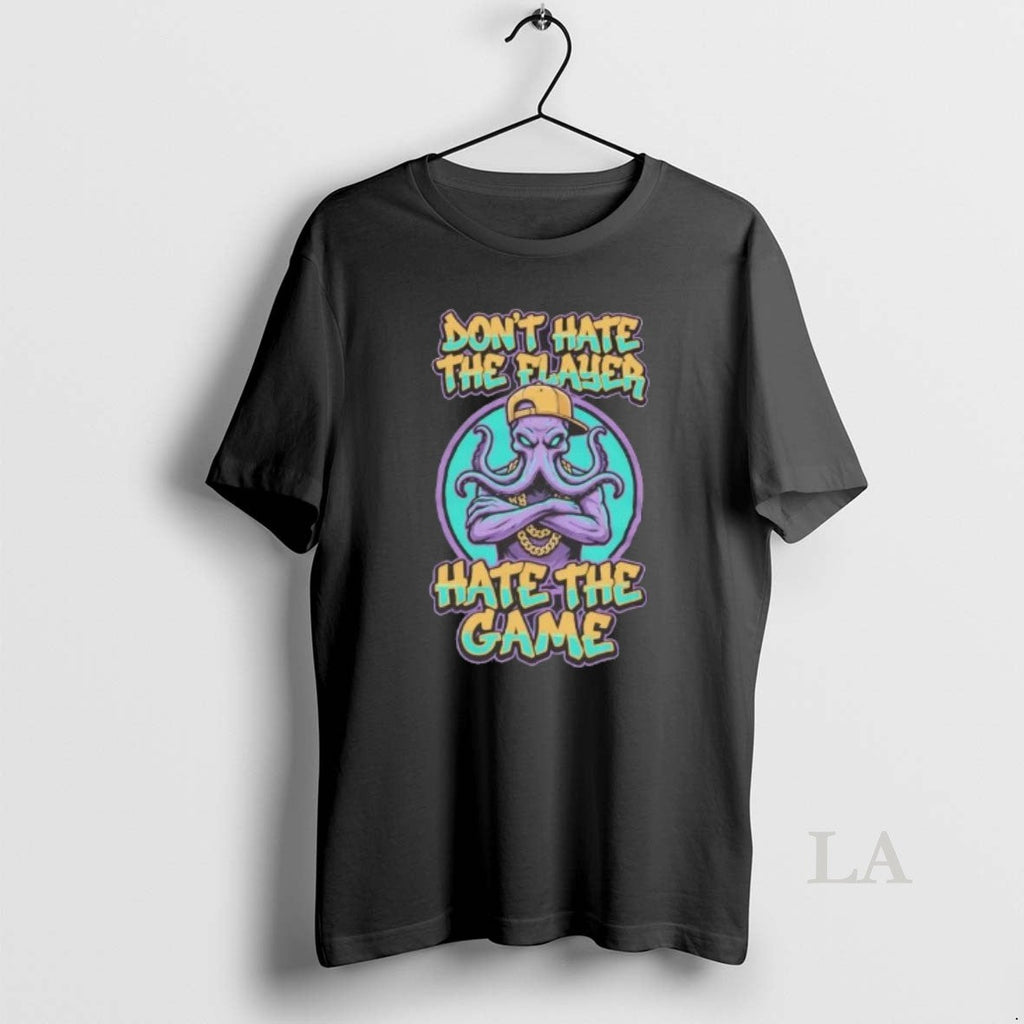 Original Kraken Dont Hate The Flayer Game - Adult & Kids T-Shirts, Sweatshirts & Hoodies apparel design preview 1