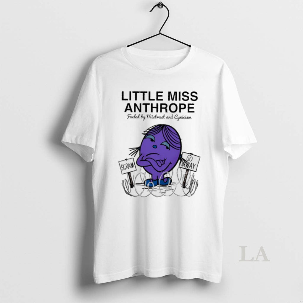 Original Little Miss Anthrope Fueled Mistrust - Adult & Kids T-Shirts, Sweatshirts & Hoodies apparel design preview 1