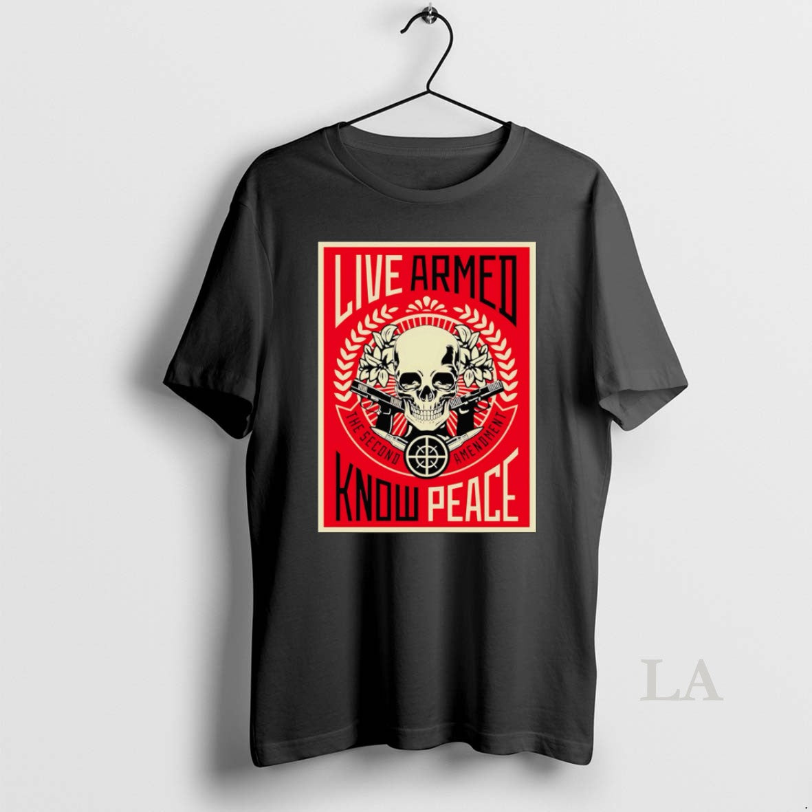 Original Live Armed Know Peace - Adult & Kids T-Shirts, Sweatshirts & Hoodies apparel design preview 1