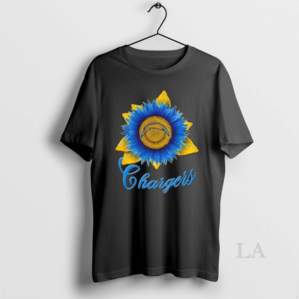 Original Los Angeles Chargers Football X Sunflower - Adult & Kids T-Shirts, Sweatshirts & Hoodies apparel design preview 1