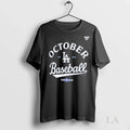 Original Los Angeles Dodgers October Baseball Nl Wild - Adult & Kids T-Shirts, Sweatshirts & Hoodies apparel design preview 1