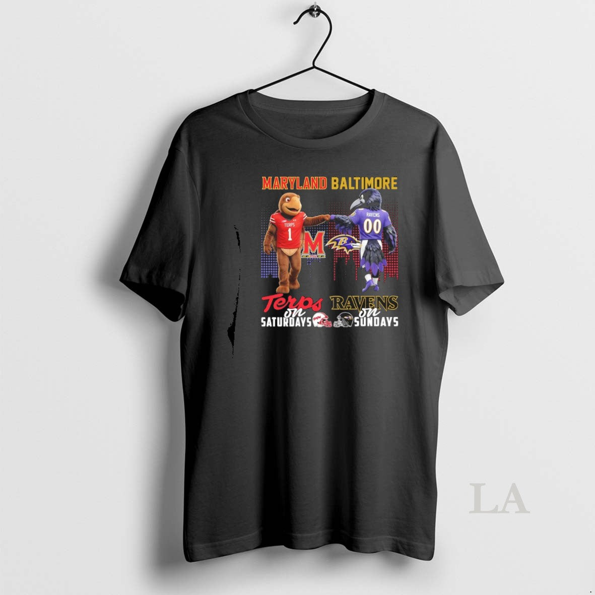 Original Maryland Terrapins Saturday Baltimore Ravens - Adult & Kids T-Shirts, Sweatshirts & Hoodies apparel design preview 1