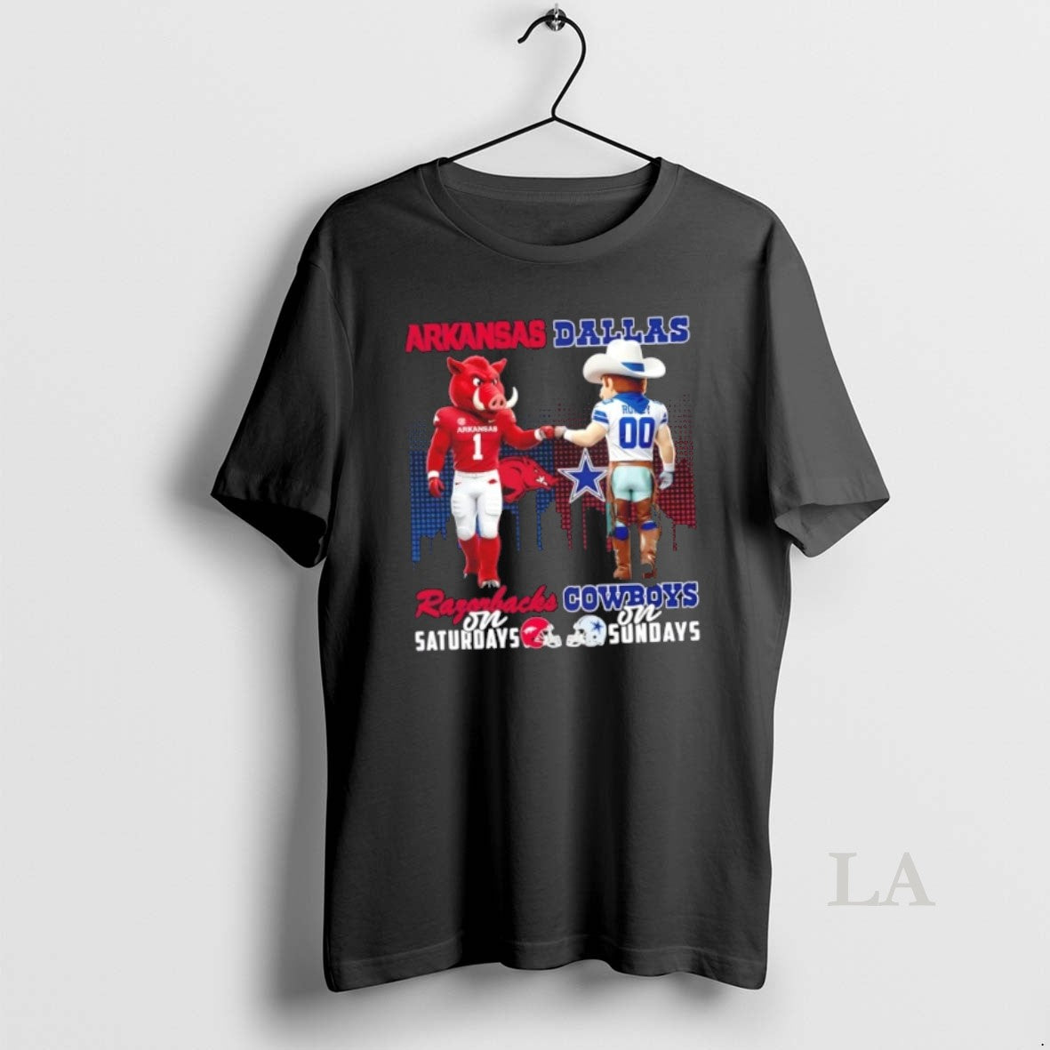 Original Mascots Arkansas Razorbacks Saturdays X - Adult & Kids T-Shirts, Sweatshirts & Hoodies apparel design preview 1