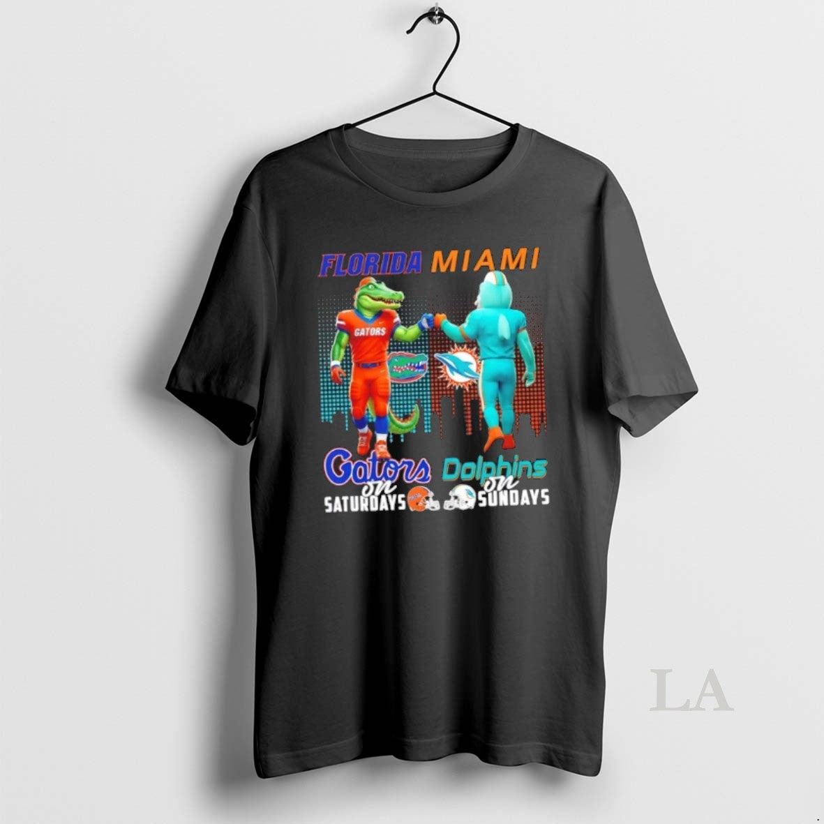Original Mascots Florida Gators Saturdays X Miami - Adult & Kids T-Shirts, Sweatshirts & Hoodies apparel design preview 1
