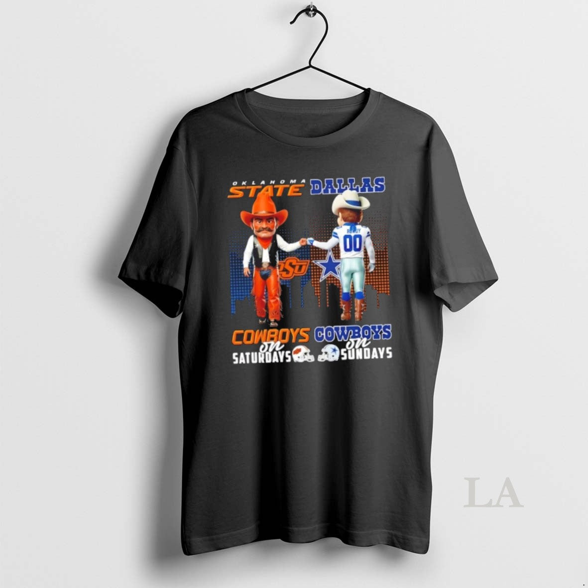 Original Mascots Oklahoma State Cowboys Saturdays X - Adult & Kids T-Shirts, Sweatshirts & Hoodies apparel design preview 1