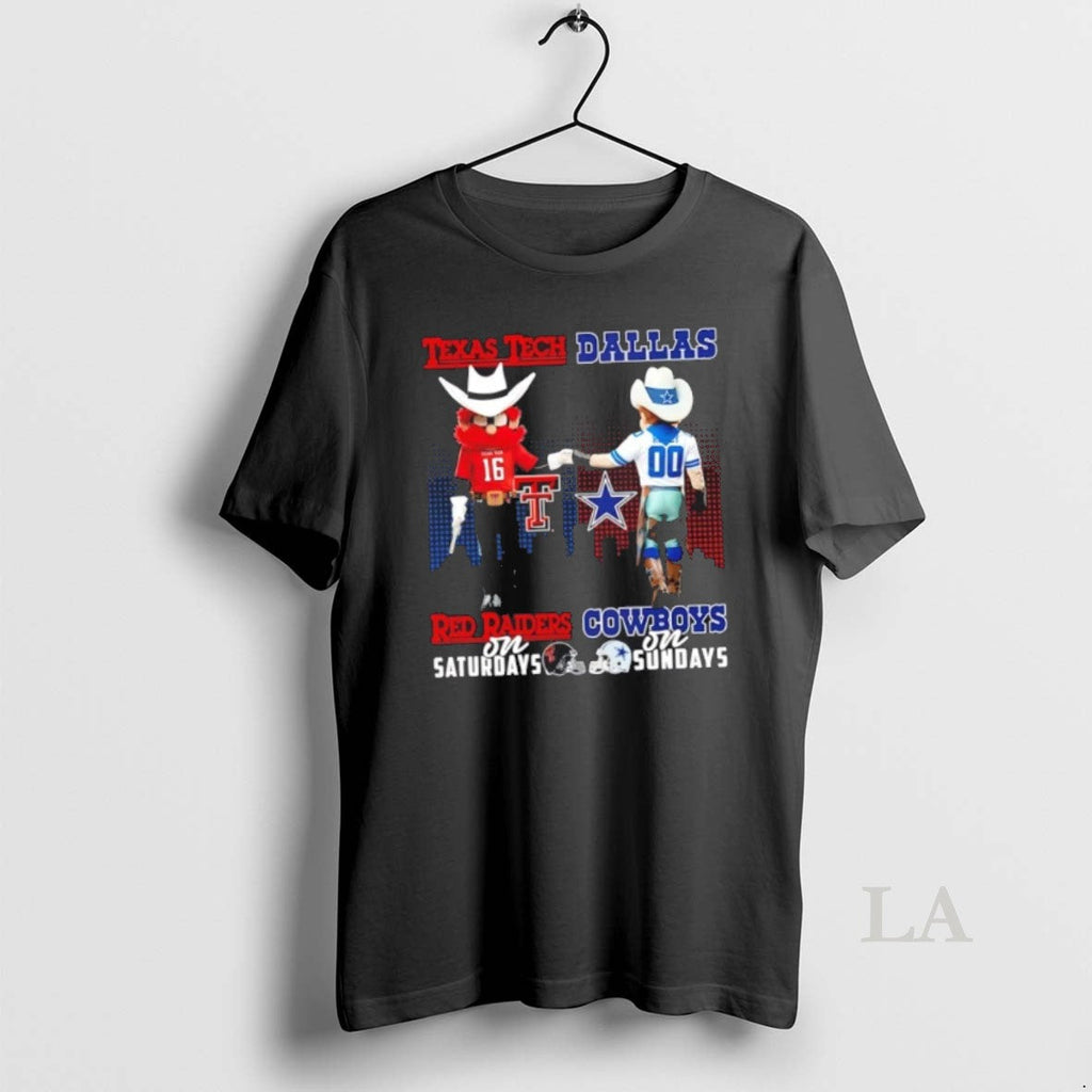 Original Mascots Texas Tech Red Raiders Saturdays X - Adult & Kids T-Shirts, Sweatshirts & Hoodies apparel design preview 1