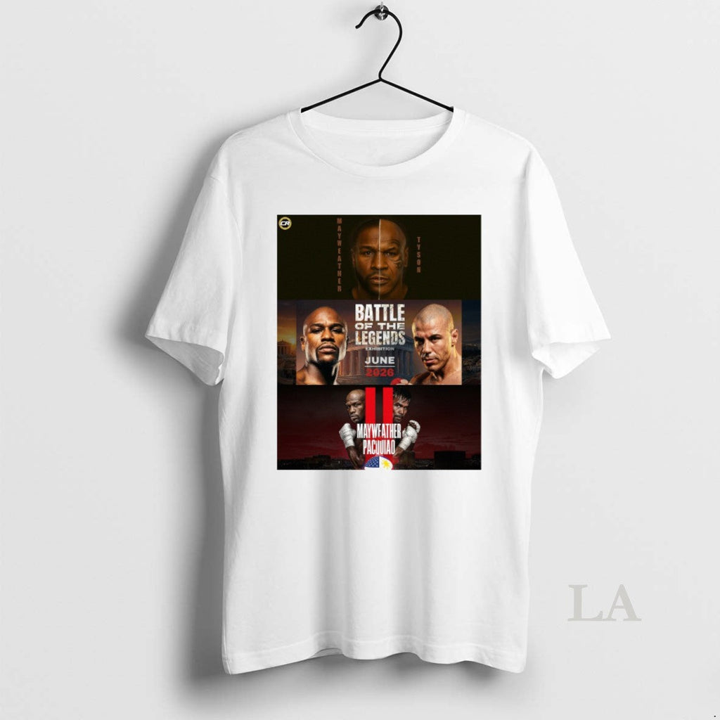 Original Mayweather Vs Tyson Pacquiao Battle Of The - Adult & Kids T-Shirts, Sweatshirts & Hoodies apparel design preview 1