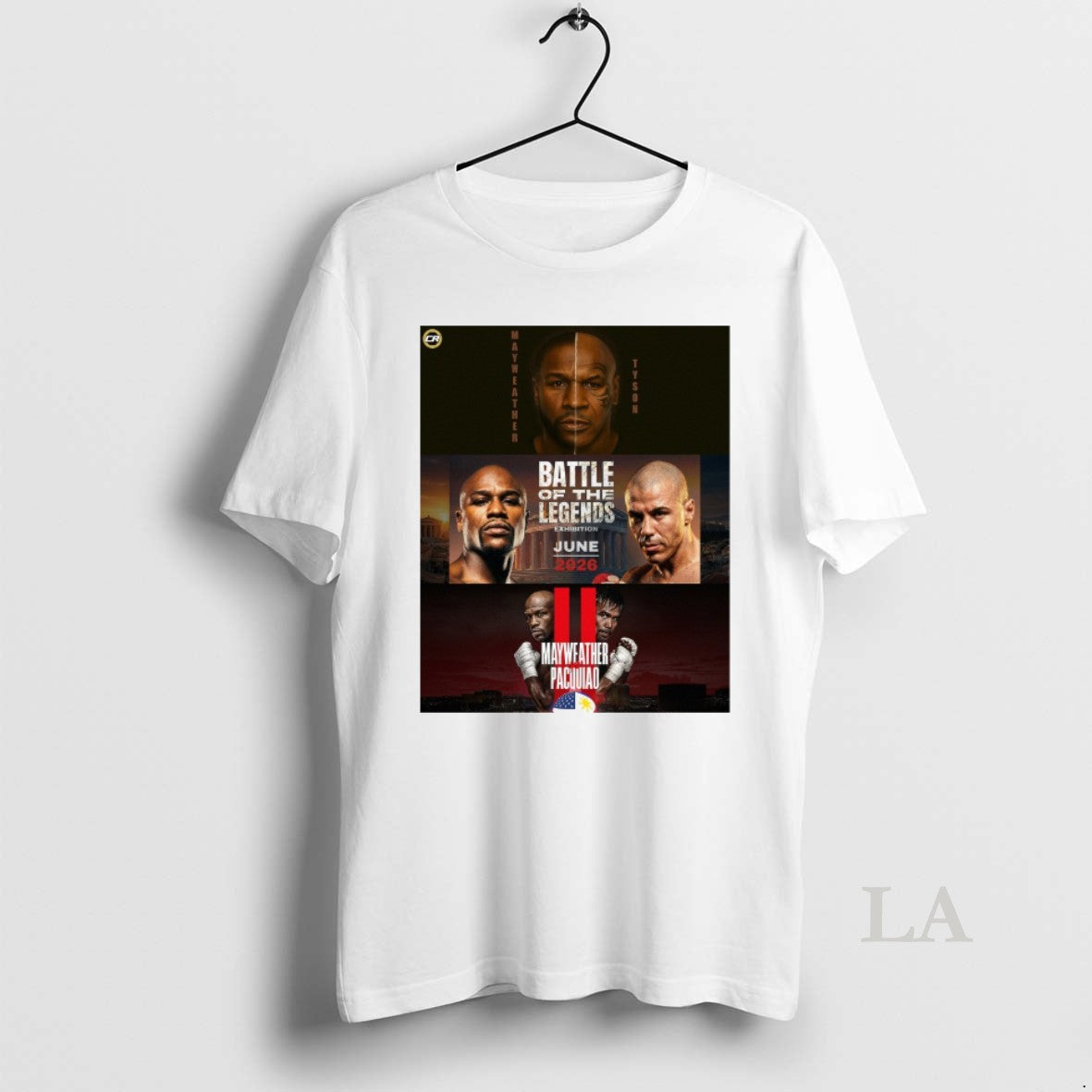Original Mayweather Vs Tyson Pacquiao Battle Of The - Adult & Kids T-Shirts, Sweatshirts & Hoodies apparel design preview 1