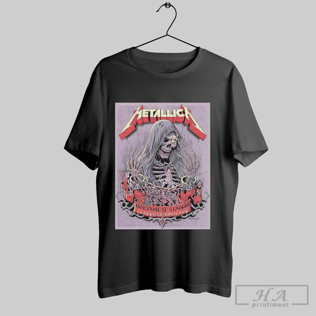 Original Metallica M72 Landover Tour Northwest - Adult & Kids T-Shirts, Sweatshirts & Hoodies apparel design preview 1