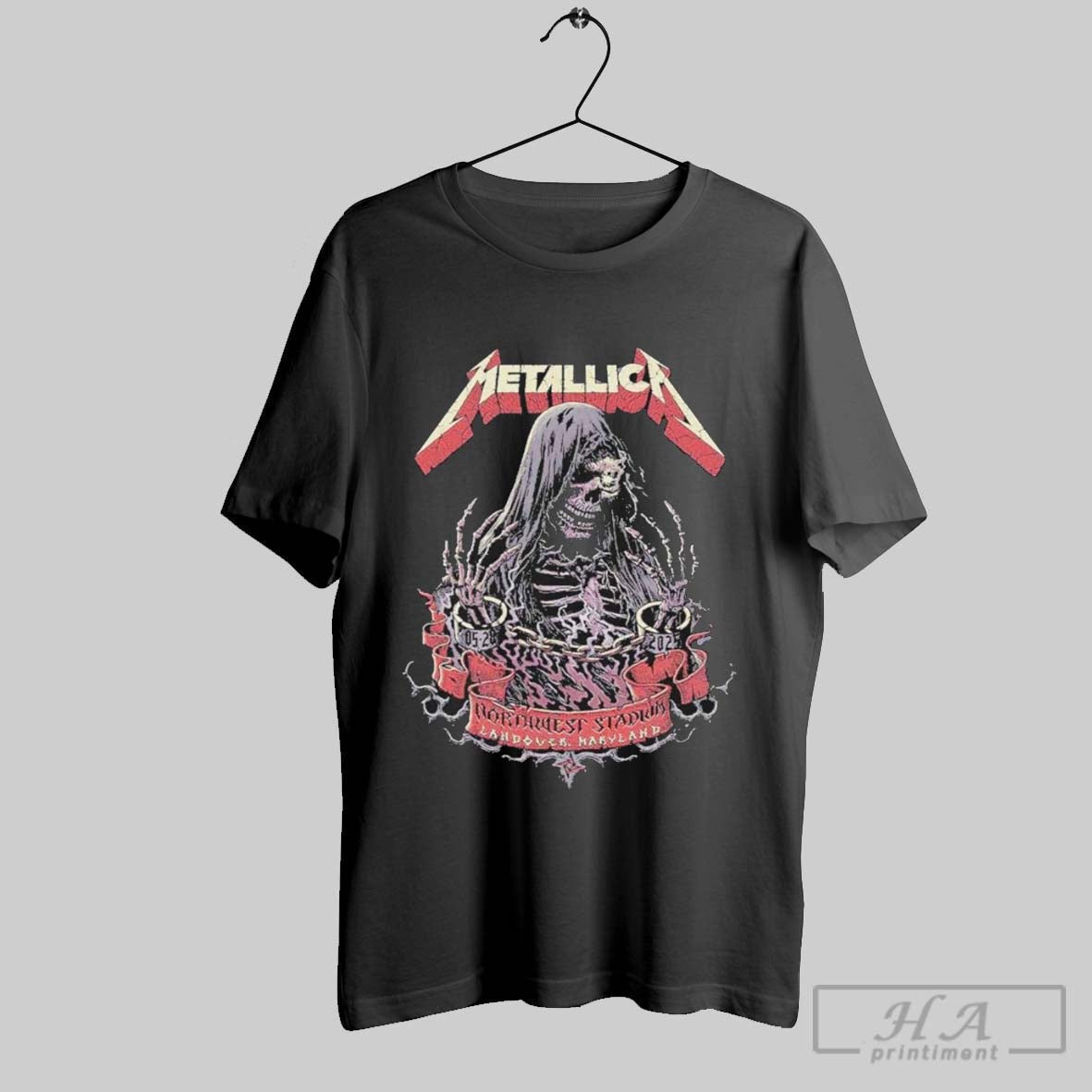 Original Metallica M72 World Tour May 28 Northwest - Adult & Kids T-Shirts, Sweatshirts & Hoodies apparel design preview 1
