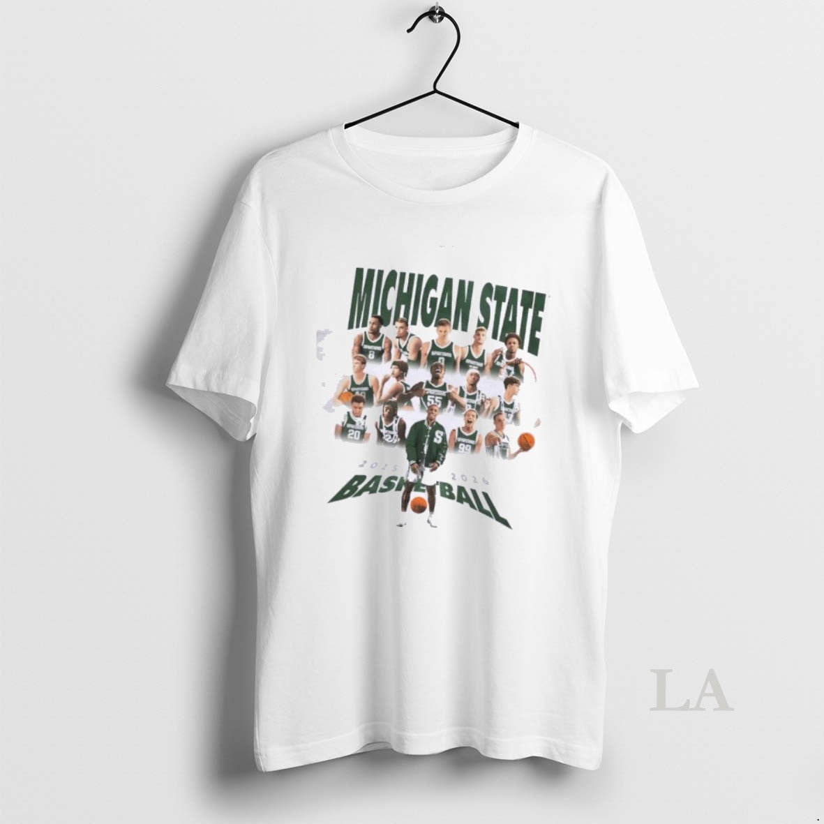 Original Michigan State Mbb 2025 2026 Team Players - Adult & Kids T-Shirts, Sweatshirts & Hoodies apparel design preview 1