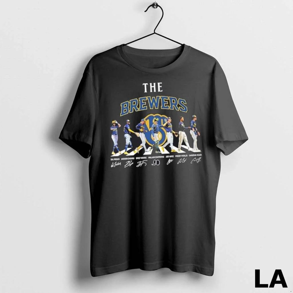 Original Milwaukee Brewers Christian Yelich And - Adult & Kids T-Shirts, Sweatshirts & Hoodies apparel design preview 1