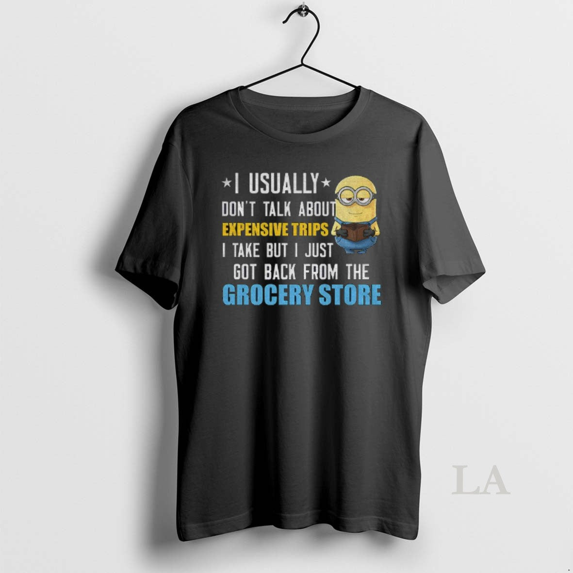 Original Minion I Usually Dont Talk About Expensive - Adult & Kids T-Shirts, Sweatshirts & Hoodies apparel design preview 1