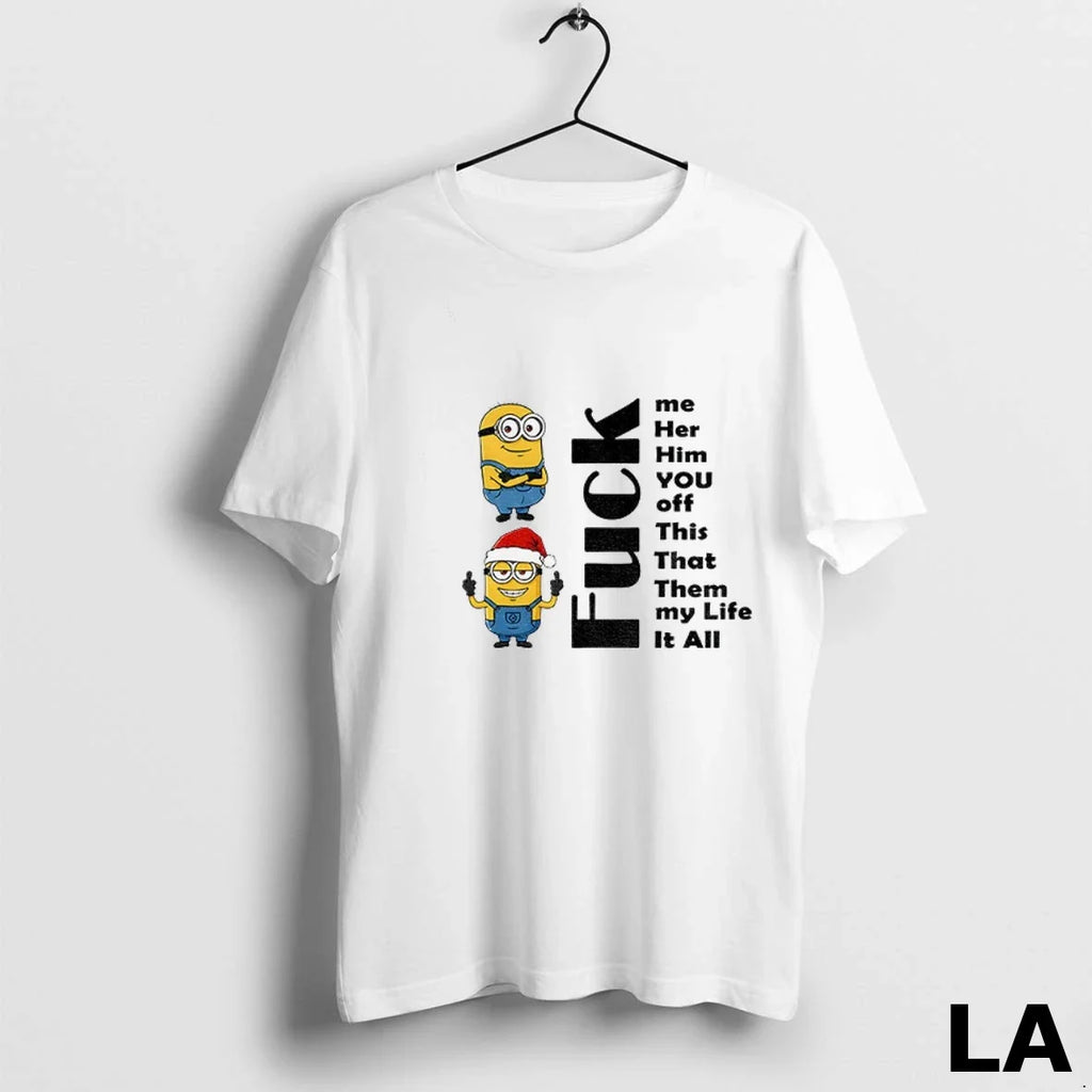 Original Minion Fuck Me Her Him You Off This That - Adult & Kids T-Shirts, Sweatshirts & Hoodies apparel design preview 1