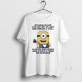 Original Minion My Goal Life Is Piss Off Least One - Adult & Kids T-Shirts, Sweatshirts & Hoodies apparel design preview 1