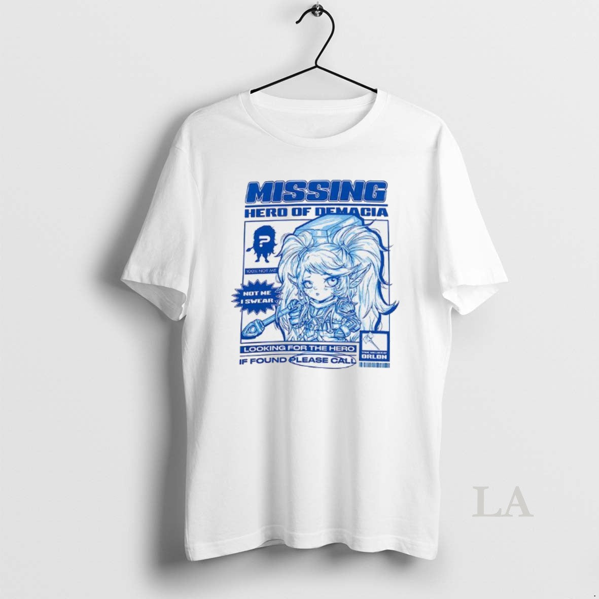 Original Missing Herd Of Demacia Looking For The Hero - Adult & Kids T-Shirts, Sweatshirts & Hoodies apparel design preview 1