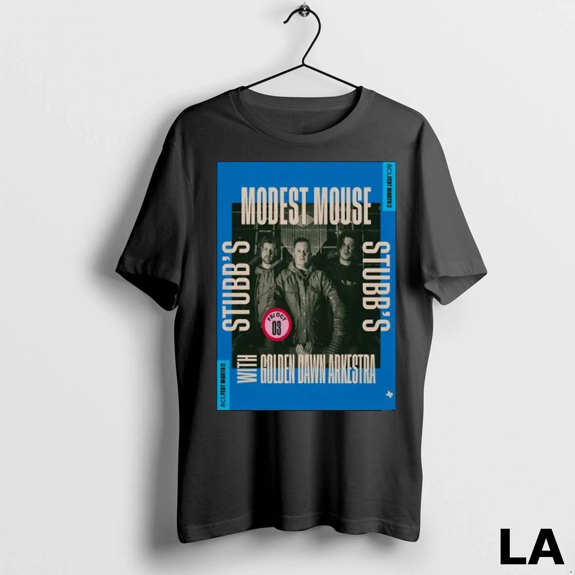 Original Modest Mouse October 3 2025 Stubbs Waller - Adult & Kids T-Shirts, Sweatshirts & Hoodies apparel design preview 1