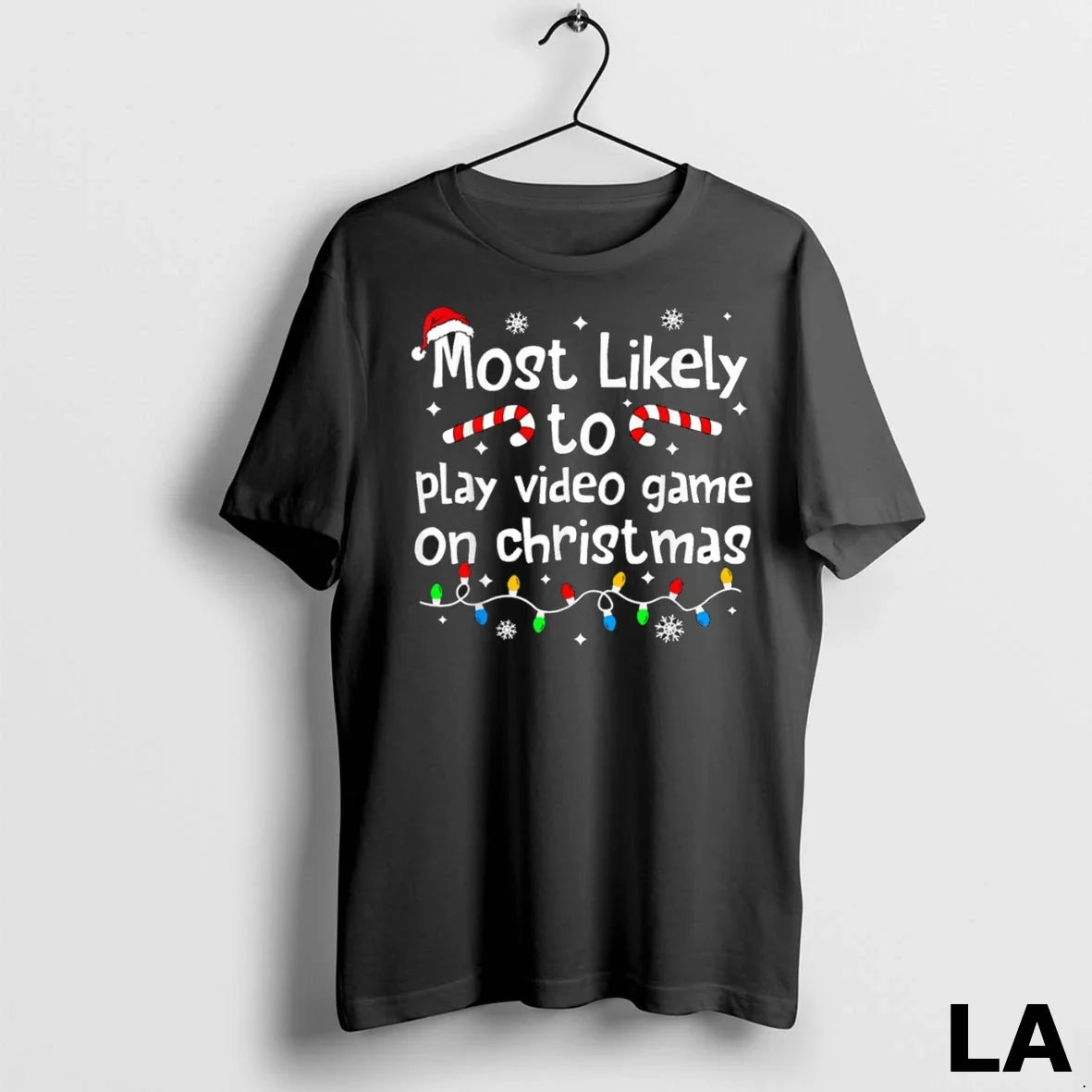 Original Most Likely To Play Video Games On Christmas - Adult & Kids T-Shirts, Sweatshirts & Hoodies apparel design preview 1