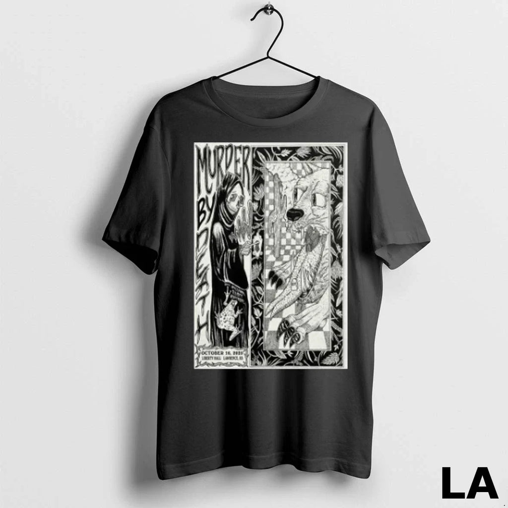 Original Murder By Death Liberty Hall Lawrence Oct - Adult & Kids T-Shirts, Sweatshirts & Hoodies apparel design preview 1