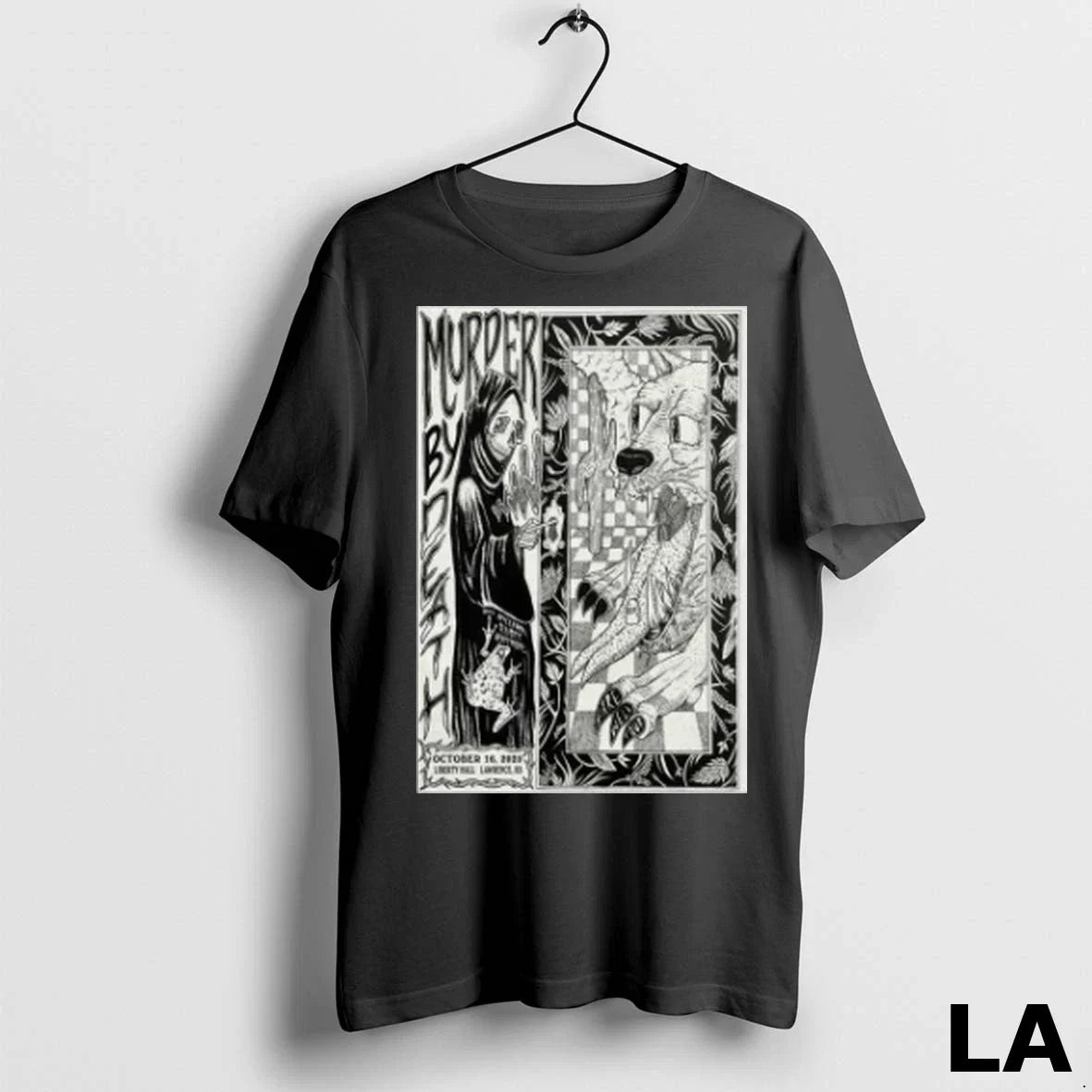 Original Murder By Death Liberty Hall Lawrence Oct - Adult & Kids T-Shirts, Sweatshirts & Hoodies apparel design preview 1