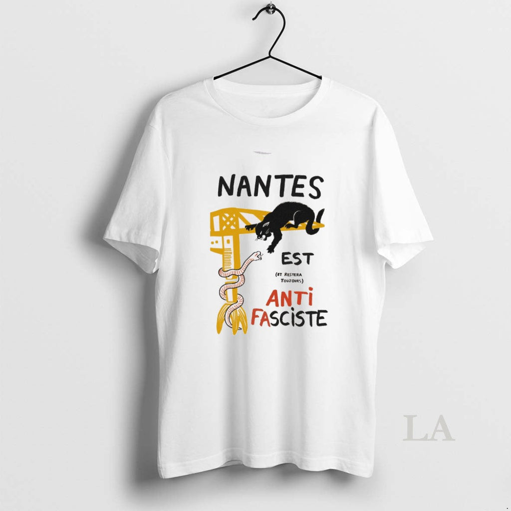Original Nantes Est Et Restera Toujours Anti Fasciste - Adult & Kids T-Shirts, Sweatshirts & Hoodies apparel design preview 1