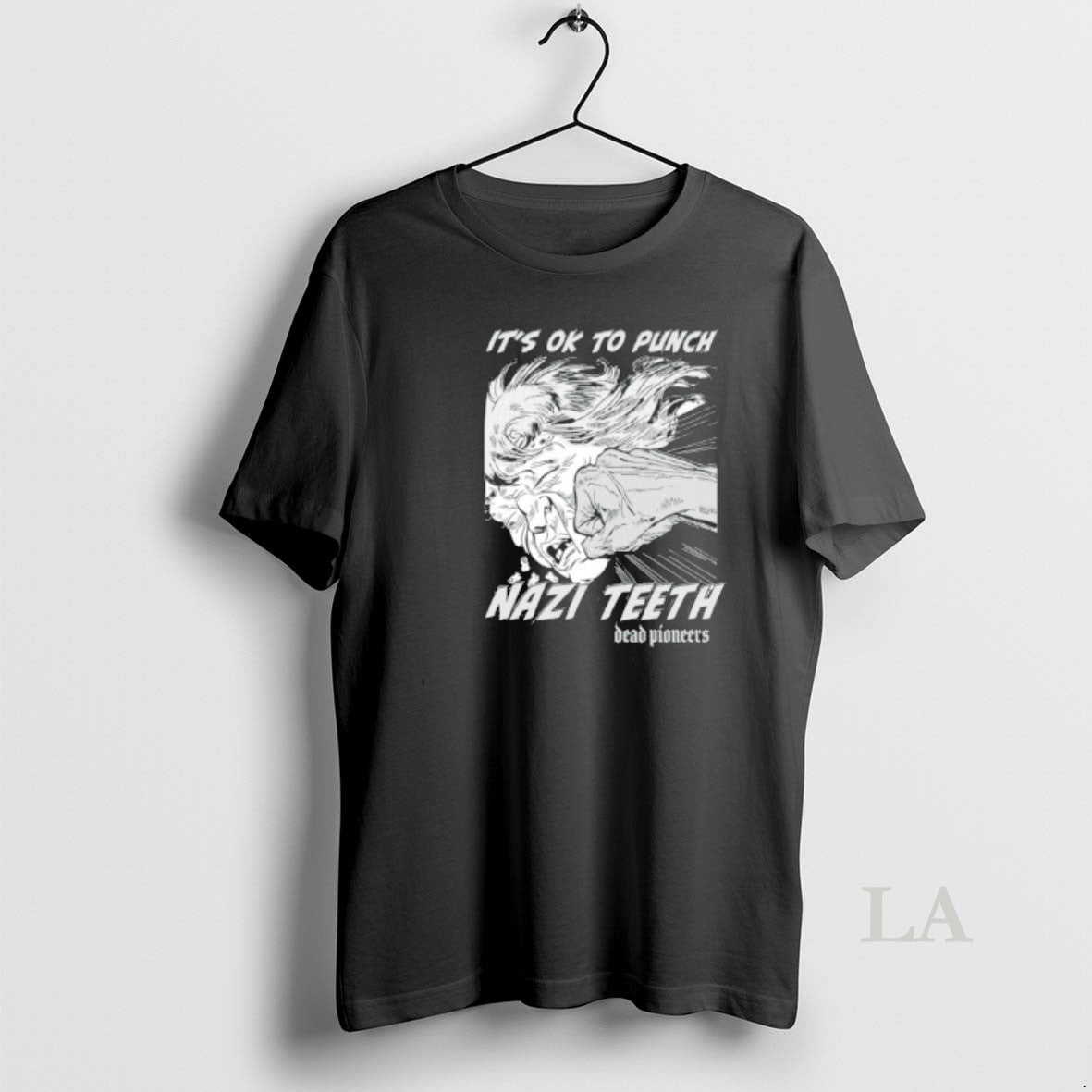 Original Nazi Teeth Its Ok To Punch - Adult & Kids T-Shirts, Sweatshirts & Hoodies apparel design preview 1