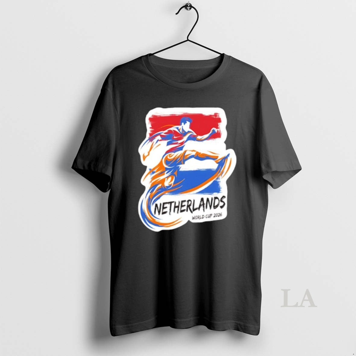 Original Netherlands World Cup 2026 Football Player - Adult & Kids T-Shirts, Sweatshirts & Hoodies apparel design preview 1