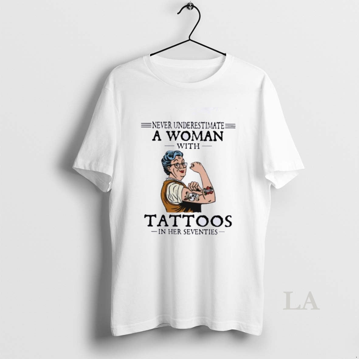 Original Never Underestimate A Woman With Tattoos In - Adult & Kids T-Shirts, Sweatshirts & Hoodies apparel design preview 1