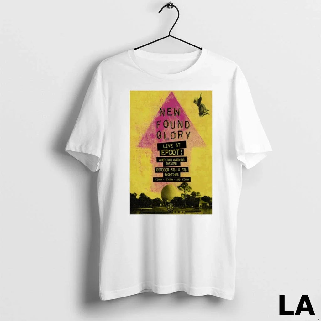 Original New Found Glory Oct 5 6 2025 Epcot American - Adult & Kids T-Shirts, Sweatshirts & Hoodies apparel design preview 1