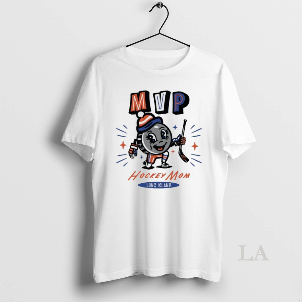 Original New York Islanders 2025 Mvp Hockey Mom - Adult & Kids T-Shirts, Sweatshirts & Hoodies apparel design preview 1