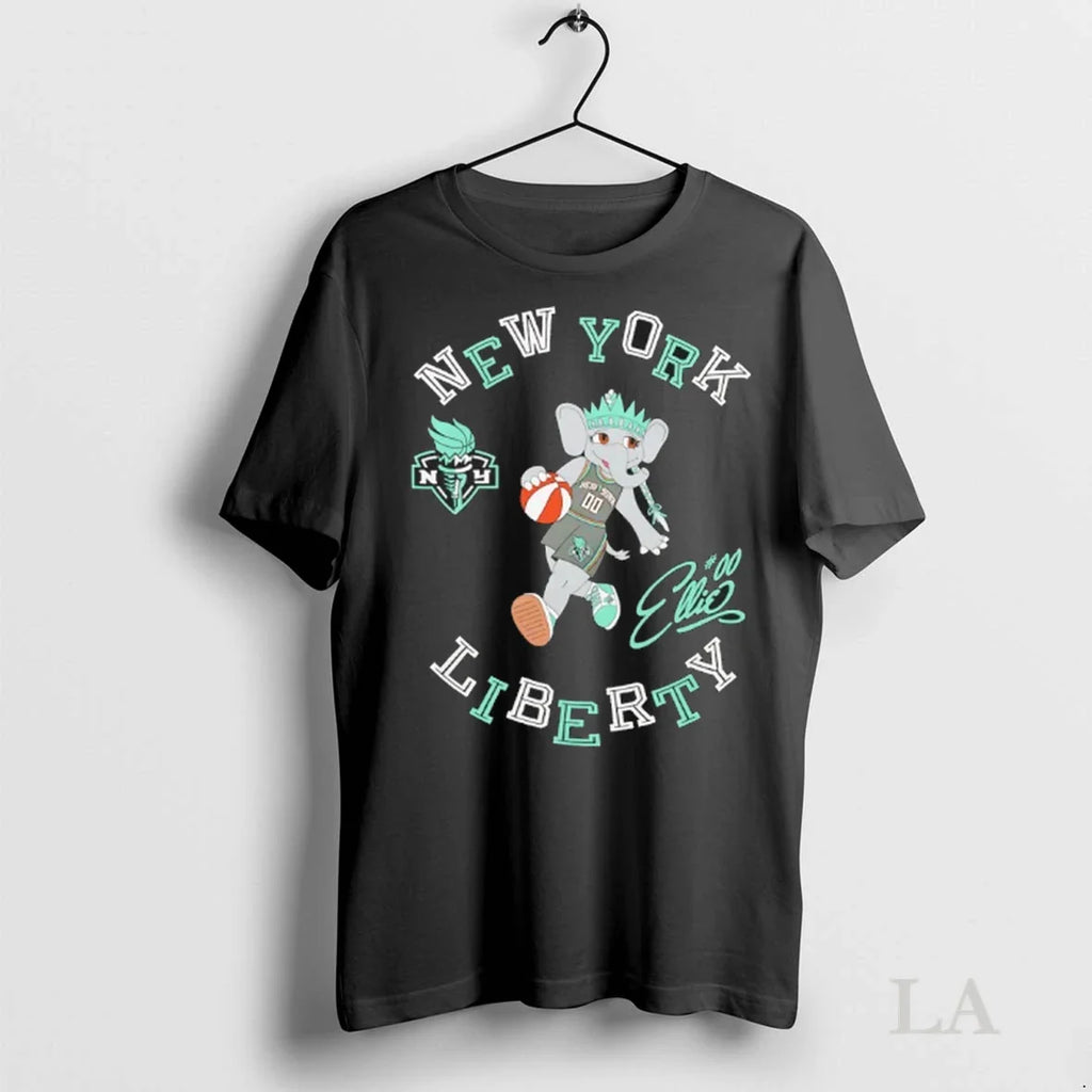 Original New York Liberty Ellie Mascot Numero Uno - Adult & Kids T-Shirts, Sweatshirts & Hoodies apparel design preview 1