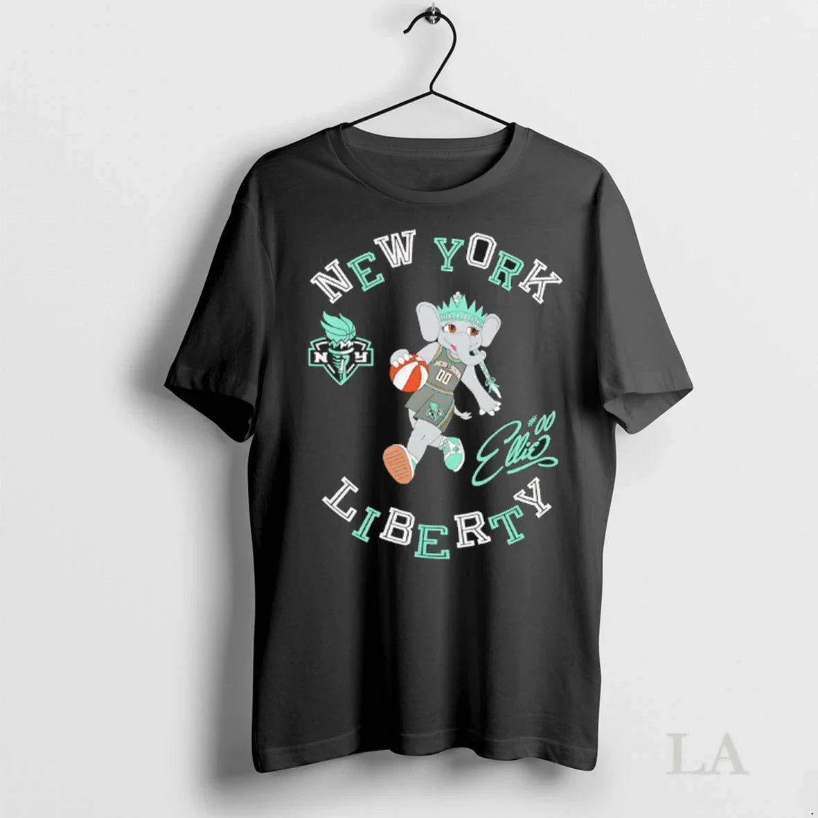 Original New York Liberty Ellie Mascot Numero Uno - Adult & Kids T-Shirts, Sweatshirts & Hoodies apparel design preview 1