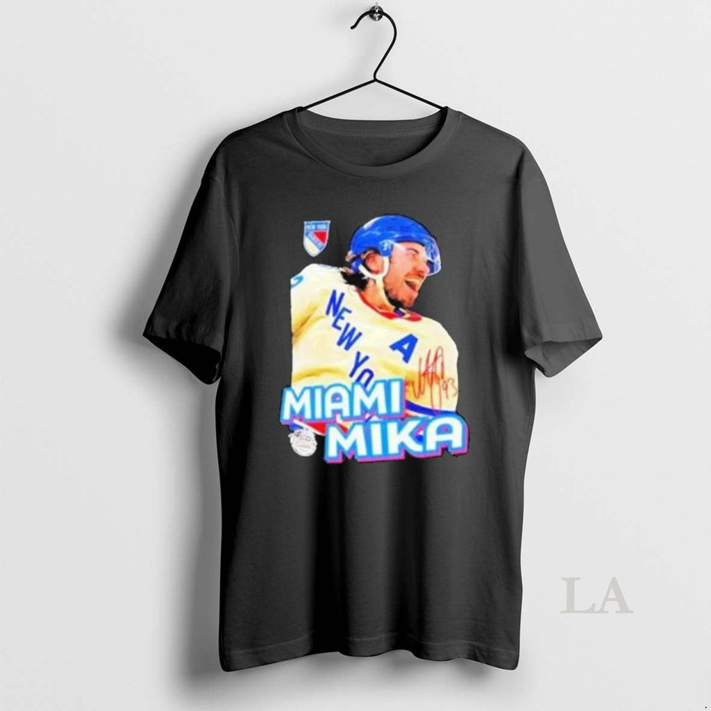 Original New York Rangers Mika Zibanejad Miami - Adult & Kids T-Shirts, Sweatshirts & Hoodies apparel design preview 1
