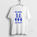 Original No War On Iran - Adult & Kids T-Shirts, Sweatshirts & Hoodies apparel design preview 1
