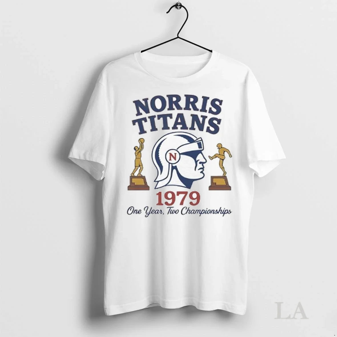 Original Norris Titans 1979 One Year Two - Adult & Kids T-Shirts, Sweatshirts & Hoodies apparel design preview 1