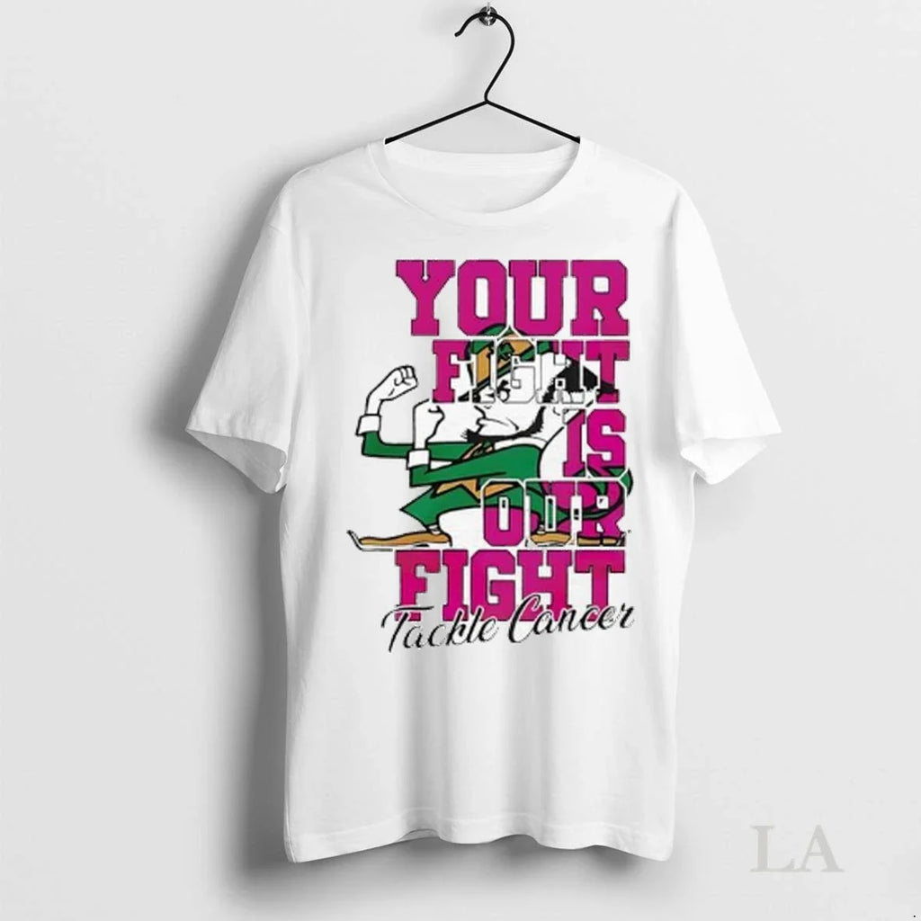 Original Notre Dame Fighting Irish Mascot Tackle - Adult & Kids T-Shirts, Sweatshirts & Hoodies apparel design preview 1