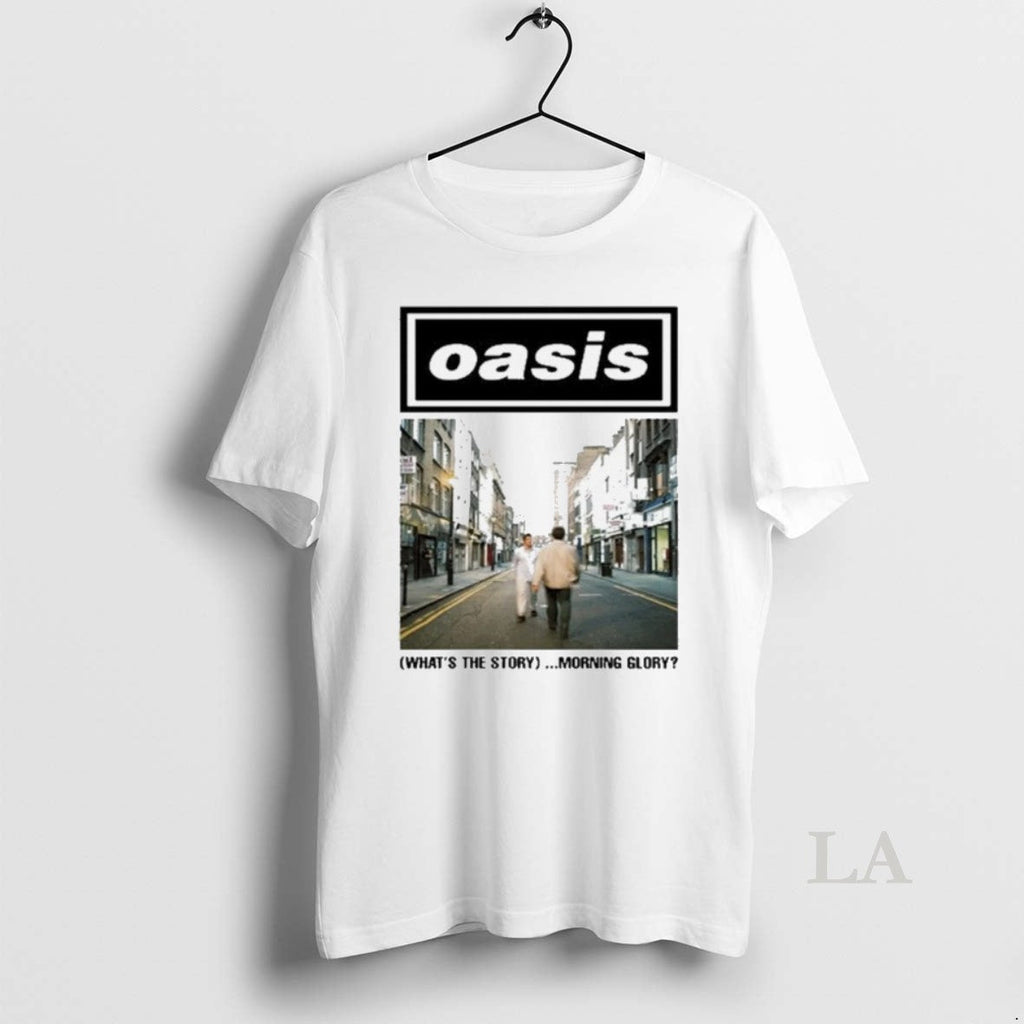 Original Oasis White Whats Story Morning Glory - Adult & Kids T-Shirts, Sweatshirts & Hoodies apparel design preview 1