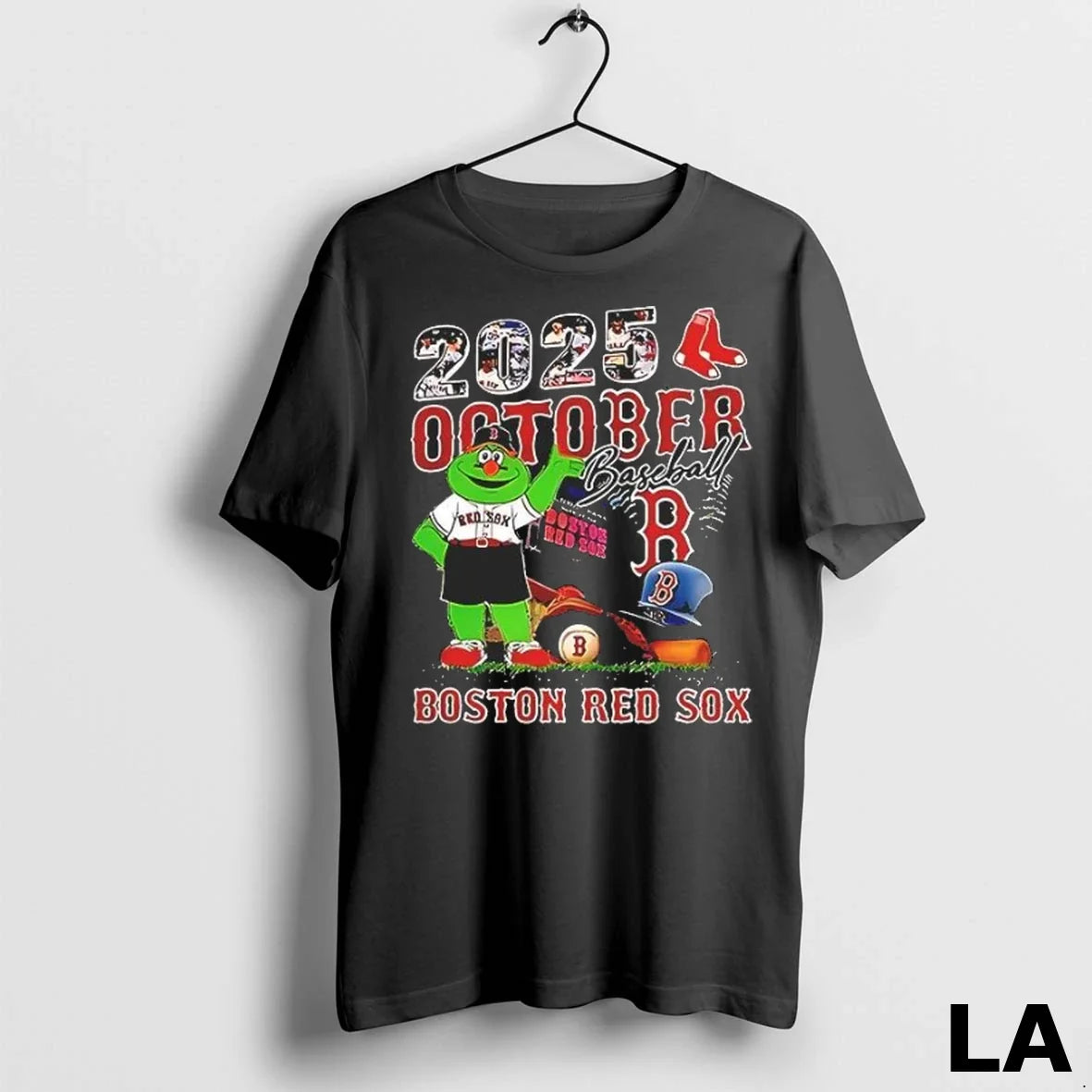 Original October Baseball Boston Red Sox Mascot 2025 - Adult & Kids T-Shirts, Sweatshirts & Hoodies apparel design preview 1