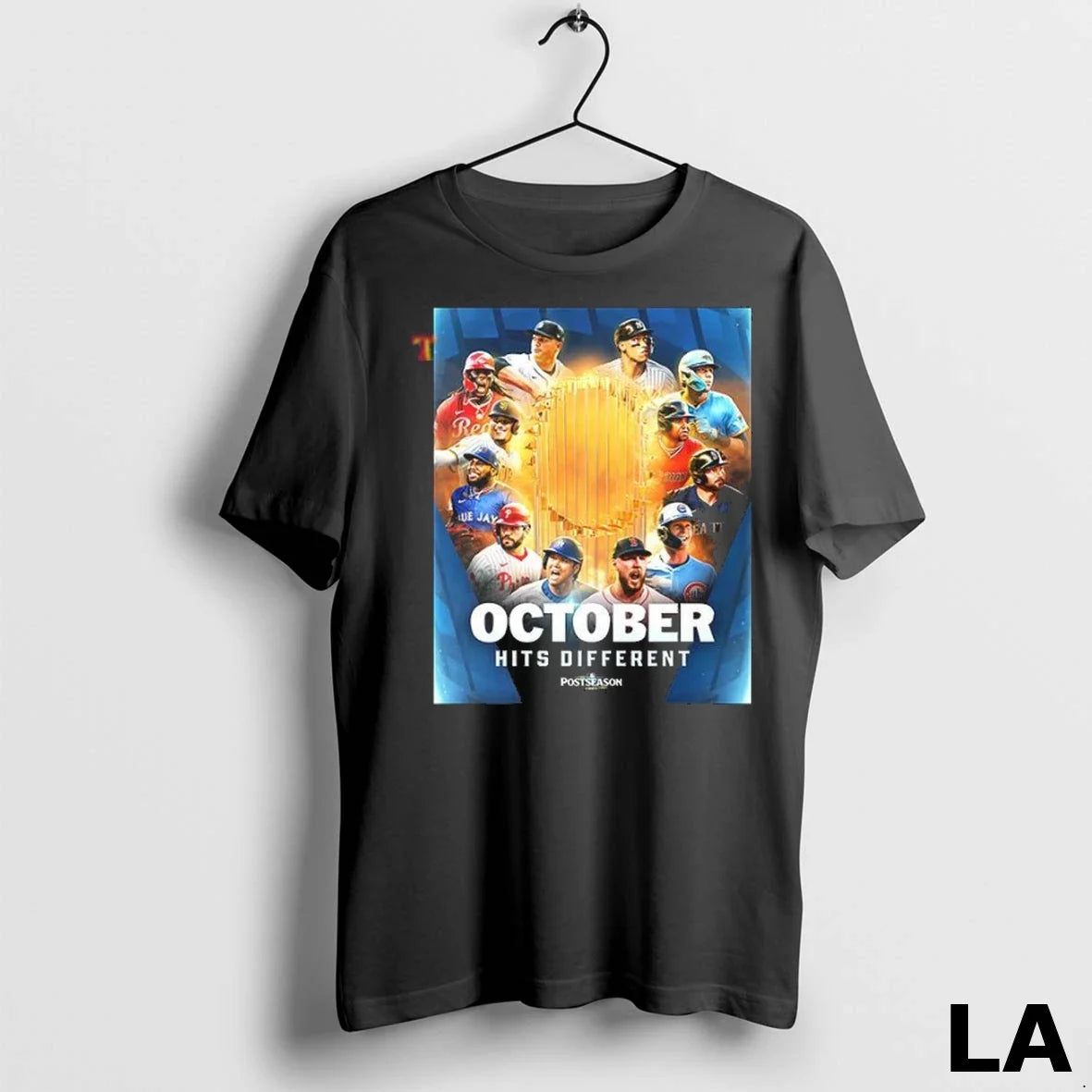 Original October Hits Different Postseason 2025 - Adult & Kids T-Shirts, Sweatshirts & Hoodies apparel design preview 1