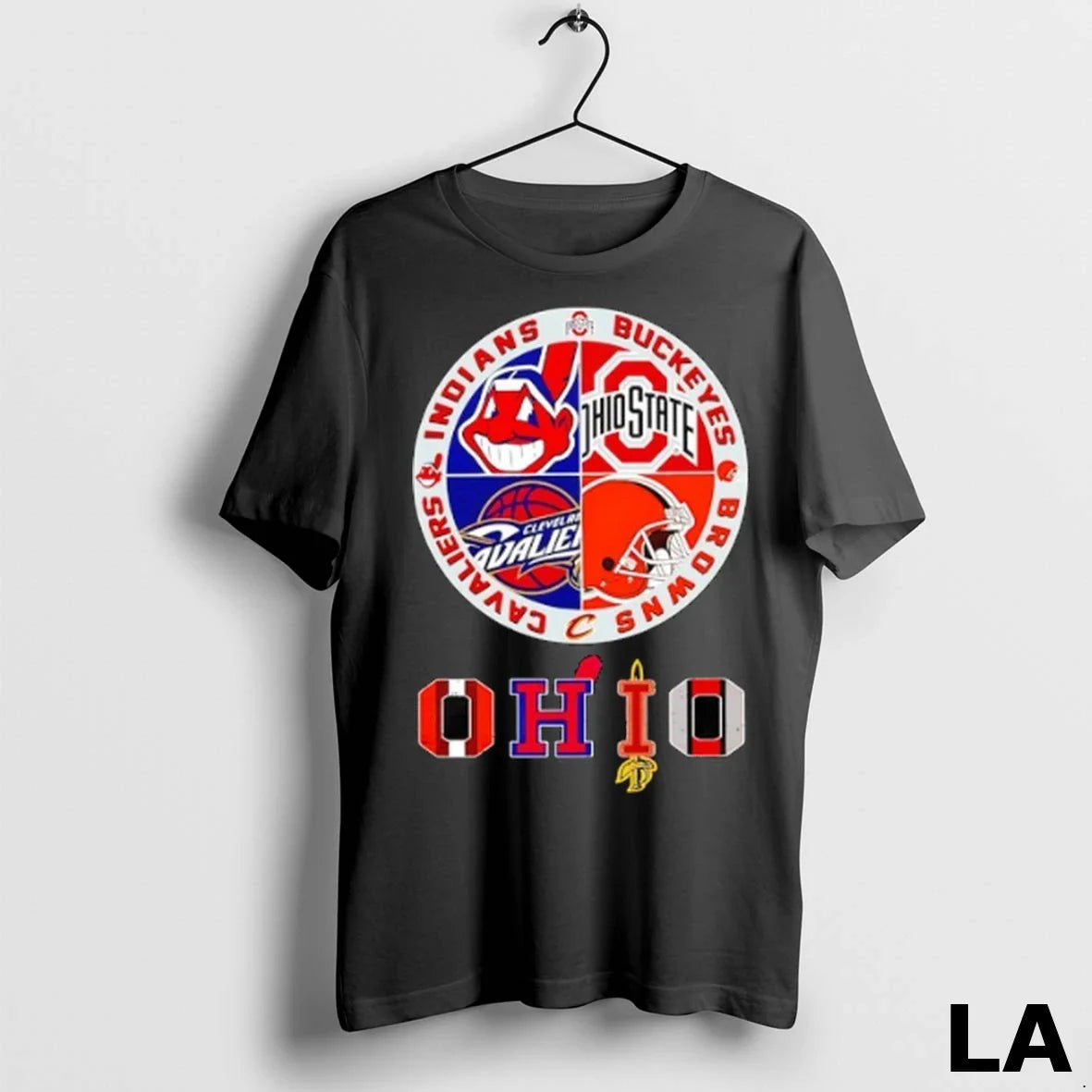 Original Ohio Sports Team Indians Buckeyes Browns And - Adult & Kids T-Shirts, Sweatshirts & Hoodies apparel design preview 1