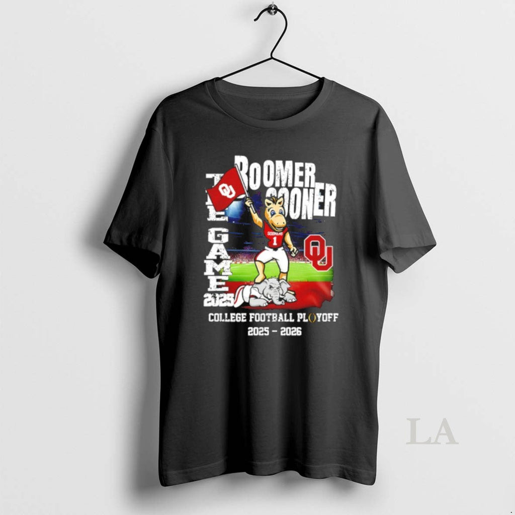 Original Oklahoma Sooners Boomer Sooner Game 2025 26 - Adult & Kids T-Shirts, Sweatshirts & Hoodies apparel design preview 1