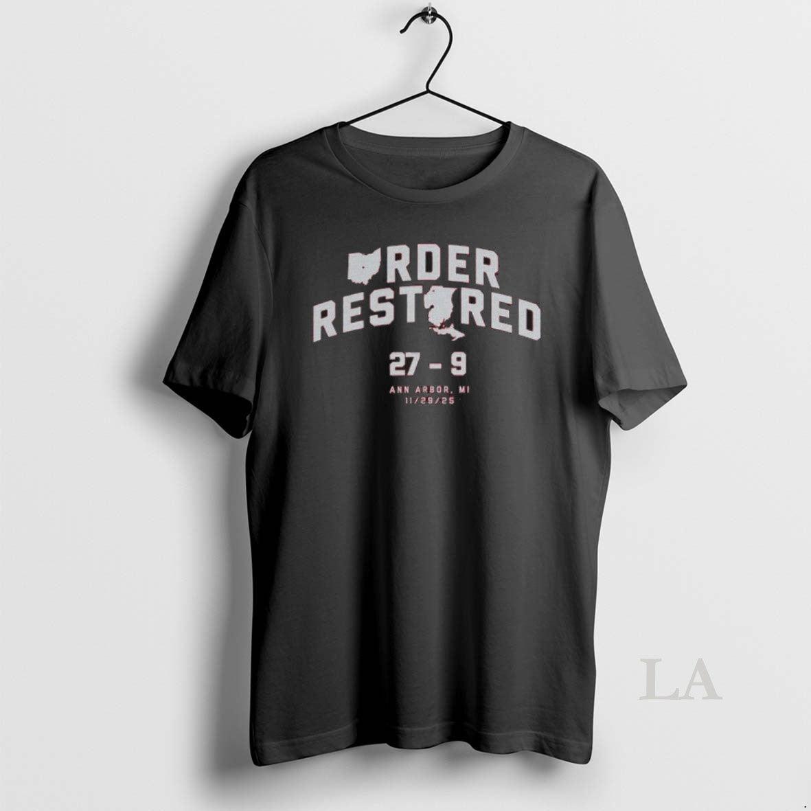 Original Order Restored Ohio State 27 9 Michigan - Adult & Kids T-Shirts, Sweatshirts & Hoodies apparel design preview 1