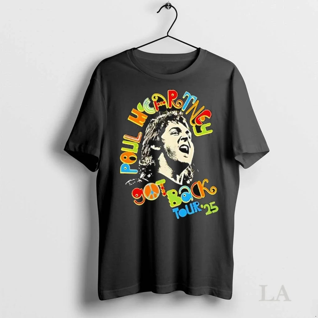 Original Paul Mccartney Got Back Tour 2025 Graphic - Adult & Kids T-Shirts, Sweatshirts & Hoodies apparel design preview 1
